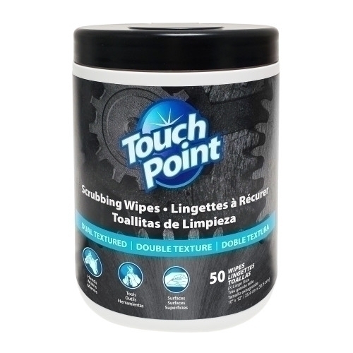 Touch Point Scrubbing Wipes Canister 50 WIPES CAN 6 CAN CS