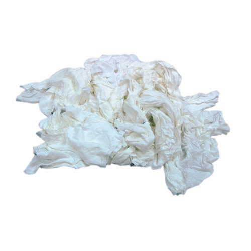 Duraworks® New Washed Bleached T-Shirt Material Wiping Cloths, 15