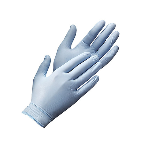 GLOVES  N-DEX BLUE NITRILE-SM