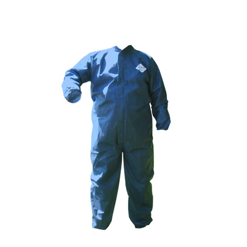 SMS COVERALL  ELASTIC WRIST   ANKLES-BLUE-X-LARGE