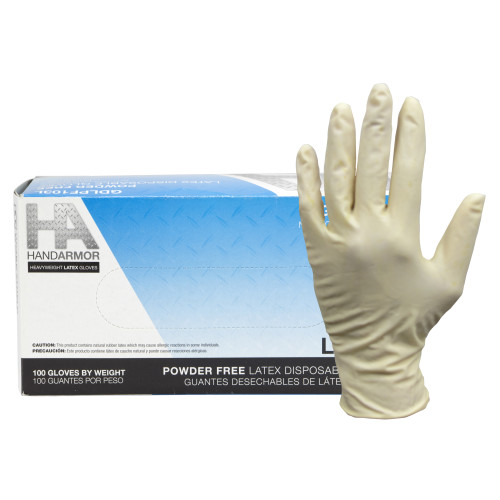 LATEX POWDER FREE GLOVES 8 MIL  10 100- XLG